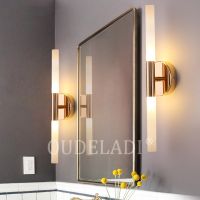 Modern Metal Tube Pipe Up Down LED Wall Lamps Bedroom Foyer Washroom Living Room Toilet Bathroom Wall Light Lamp