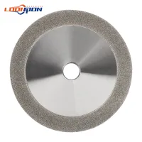 3 Inch 78mm Flat Diamond Abrasive Grinding Wheel for Carbide File Milling Cutter Grinder Disc 150 Grit with 3/8 10mm Bore