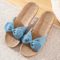 Summer Women Flax Shoes Breathable Women Home Slippers Bathroom Flat Ladies Linen Slippers Floor Uni Couple Bedroom Shoes