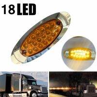 【LZ】❀☂☸  Caminhão Trailer Side Marker Lights Luzes de freio Luzes da cauda Caminhão Safety Warning Lights 18 LED 12-24V