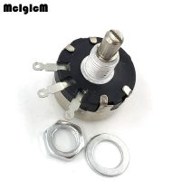 WX110(010) 6mm Round Metal Shaft Single Turn Wire resistor Wound Potentiometer 1k 2.2k 3.3k 4.7K 5.6k 6.8k 10k 22k ohm