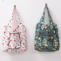 High Quality Thickened Foldable Shopping Bag Large Zipper Waterproof ECO Reusable Polyester Portable Shoulder Women 39;s Handbags