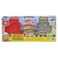 Play-Doh Wheels Brick and Stone Buildin Compound 2-Pack of 8-Ounce Cans Nach 20ex ชุดสี รถก่อสร้าง แป้งโดว์ เพลย์โดว์ ของแท้