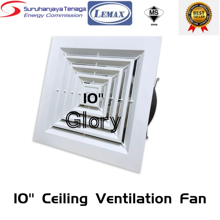 LEMAX 10Inch Ceiling Ventilation Fan (XF-10) | Lazada