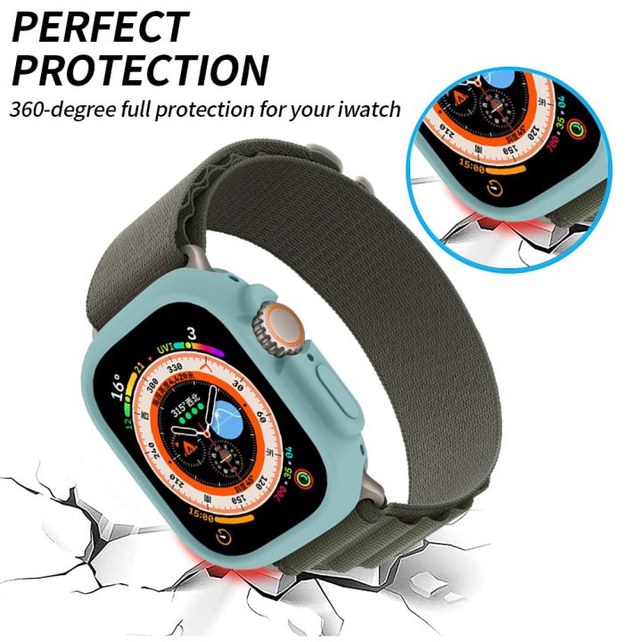 watch-cover-for-apple-watch-ultra-49mm-soft-silicone-hollow-frame-bumper-shell-for-iwatch-series-8-7-41mm-45mm-protective-case-cases-cases