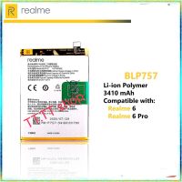 แบตเตอรี่ แท้ Realme 6 / Realme 6i / Realme 6 Pro BLP757 4300mAh ร้าน TT.TT shop