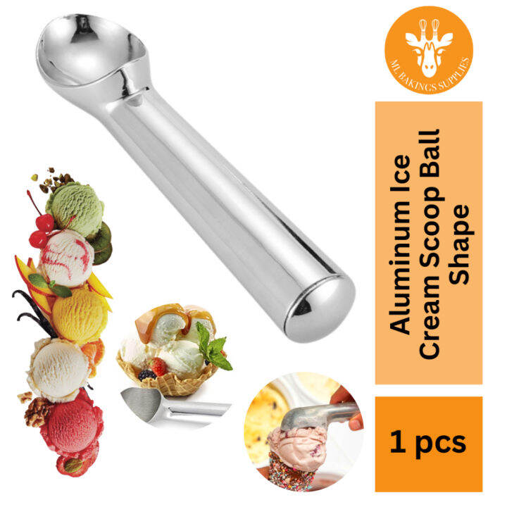 [READY STOCK] Aluminum Ice Cream Scoop Ball Shape AntiFreeze Aluminum