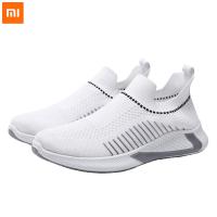 Xiaomi Sport Shoes Men Fashion Walking Shoes Mesh Ultra Lightweight Running Shoes Casual Breathable Knit Slip on Sneakers