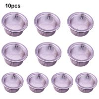 ☍▫✆ 10pcs 100 Grid Premium Stainless Steel Screen Filters for Crystal Tobacco Smoking Pipes