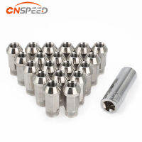 การปรับเปลี่ยนรถ20PCS สแตนเลส Lug Nuts M12x1.5 M14x1.5 M14x2ล้อ Bolts สำหรับ Mitsubishi Acura Mazda