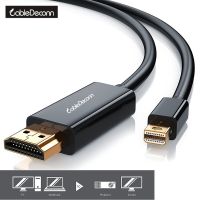 Thunderbolt 2มินิช่องแสดงผลไปยัง Hdmi 4K Mini DP สายเคเบิลอะแดปเตอร์ตัวแปลง Hdmi ตัวผู้กับตัวผู้สำหรับแมคบุ๊กโปรแอร์ Imac