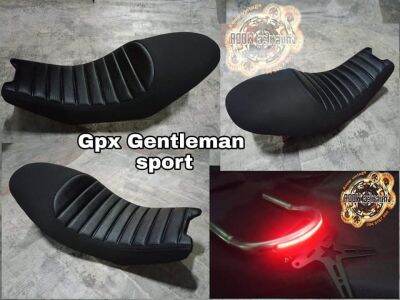 เบาะแต่งgpx gentlemanรูปทรงsporter sport cafe พร้อมเสริมนื่ม และลายไอเดียสปอร์ต คาเฟ่ คลาสสิคไอเดีย เสริมนิ่ม สดวกต่อการขับขี่ทางไกล และแม