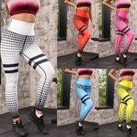 【CC】 New Digital Printing Gym Leggings Sport Tight Trousers Pants Women  39;s Waist Scrunch Sweatpa