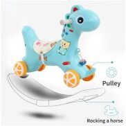 Sports equipment Kids Rocking Horse 2 In 1 Toddler Sliding Rocking Chair