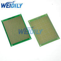 5ชิ้น5*7เซนติเมตรพีซีบีด้านเดียวใยแก้วกรรมการสีเขียว PCB แผงวงจร5x7cm