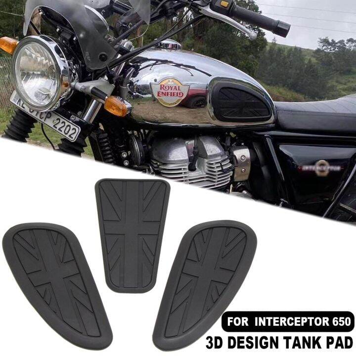 Motorcycle Rubber Tank Traction Pad Side Gas Knee Grip Protector For