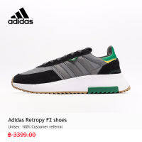 【รูปแบบต่าง ๆ】adidas ไลฟ์สไตล์ รองเท้า Retropy F2 สีดำ 3 กิจกรรม ใช้งบน้อยซื้อรองเท้าที่มีคุณภาพสูง