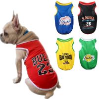 Summer Mesh Breathable Dog Clothes Schnauzer Teddy Sport Dog Jersey Basketball Clothing Puppy T-Shirts Summer Pet Cat Shirts Clothing Shoes Accessorie