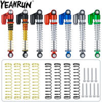 YEAHRUN 4ชิ้นโช๊คอัพ Piggyback D Amper กับฤดูใบไม้ผลิสำหรับ Axial SCX24 90081 001 002 005 006 124 RC ตีนตะขาบรถอัพเกรดชิ้นส่วน