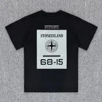 [ในสต็อก] Stone Island Chest Logo Letter Print Loose Short Sleeve T-shirt