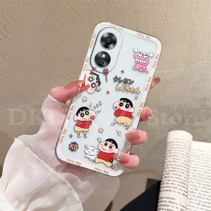 เคสโทรศัพท์มือถือลายตัวการ์ตูนน่ารัก-a78-oppo-ปลอกอ่อนใสขนาด5กรัม-oppo-a78-2023กรอบซิลิโคลนกันกระแทก