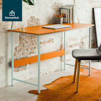 [3สี] HomeHuk โต๊ะทำงาน รุ่น Worq MDF Wooden Office Table โครงเหล็ก ใหญ่พิเศษ โต๊ะคอมพิวเตอร์ โต๊ะคอม โต๊ะวางของ โต๊ะเขียนหนังสือ โต๊ะไม้ โต๊ะอ่านหนังสือ โต๊ะคอมพิวเตอร์เกมมิ่ง โต๊ะเรียน โต๊ะวางคอม MDF Wooden Office Table