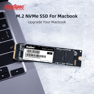 Kingspec SSD 256GB 512GB 1TB 2TB M2 PCIe NVME สำหรับ2013 2015 MAC Book Pro Retina A1502 A1398 Macbook Air A1465 SSD 1466