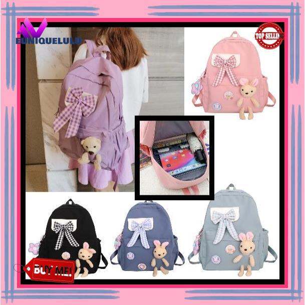 🛍🛍 🛍🛍 Cute Ribbon Bear Bag Fashion Bag Korean Bags