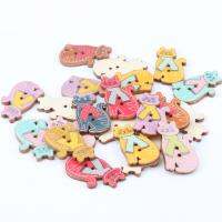 【YF】✔¤  Pattern Buttons Accessories Decoration Sewing Scrapbooking Crafts 30x19mm 20pcs