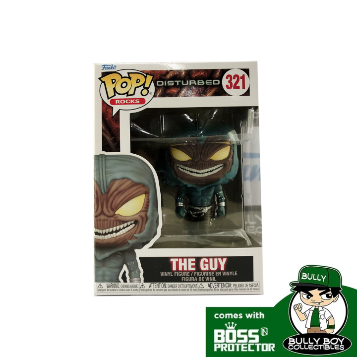 Funko POP Rocks Disturbed The Guy With Boss Protector Sold By Bully Babe Collectibles