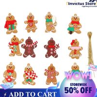 แบบพกพา Gingerbread Man แขวนจี้ Soft Pvc Creative Gingerbread Man เครื่องประดับต้นคริสต์มาสน้ำหนักเบาเป็นมิตรกับสิ่งแวดล้อมสำหรับ Home ตกแต่งปีใหม่