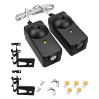 2Pcs Garage Door Opener Safety Sensor Beam Eyes Fit for Liftmaster Sears Chamberlain with Brackets