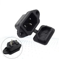 ✳▣ 2PCS AC power socketFuse Switch with waterproof cover Connector