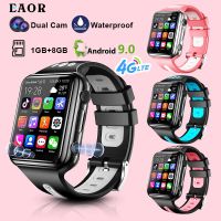 EAOR W5 4G Smartwatch สำหรับเด็ก Android 9.0 Dual Cam กันน้ำสมาร์ทนาฬิกา1080MAh GPS WiFi นาฬิกาโทรศัพท์สำหรับชายหญิงเด็ก Tracker