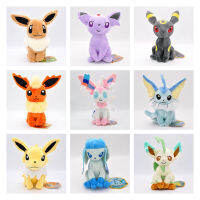 FUSHUN ตุ๊กตาการ์ตูนกำมะหยี่น่ารัก Eevee อนิเมะตัวละครเกม Plushies สำหรับเด็กของขวัญแฟนๆคอลเลกชัน