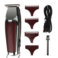 Professional Length Adjustable Electric Cordless Low Noise Barber Home Cutting Machine Haircut Trimmer Hair Clipper