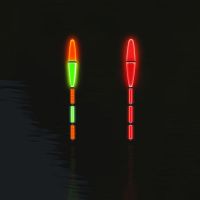 Fish Bite Reminder Thickened Eye-catching Fishing Electronic Float Bite Hook Color Changing Sensitivity Night Accessories Tackle  Lures  Baits