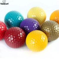 Studyset IN stock Colorful Golf Balls 2 Layers Practice Ball for Golfer