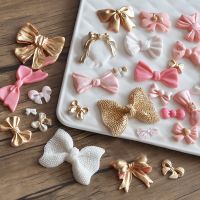 Multiple MINI Cartoon Bow Tie Silicone Mold For Chocolate Fondant Jelly Candy Cake Decor Baking Tool bow-knot Resin Art Moulds