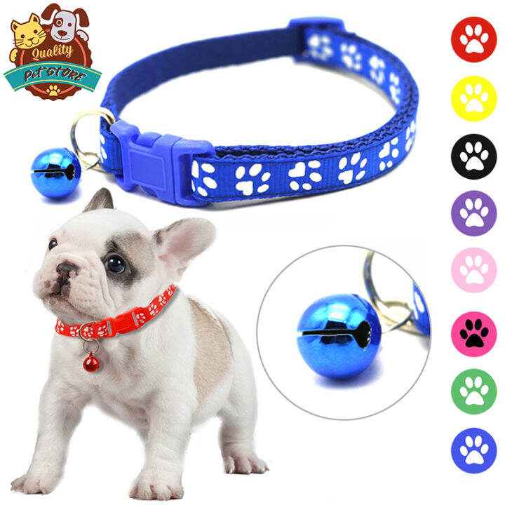 Cat Kitten Collar Small Footprint Pet Nylon Fabric Collar Dog Puppy