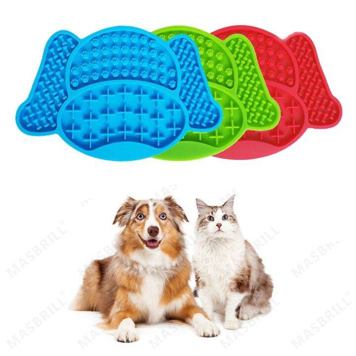 FANGAN Grooming Dog Dog Bath Buddy Training Supplies With Suction Slow Food Bowls Feeders