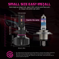 Novsight NEW H4 led Hi lo Car H7 LED Headlight Bulbs H8 H11 9005 9006 50W 8000LM 6500K CSP LED Lamp Bulbs 12v 24v Fanless