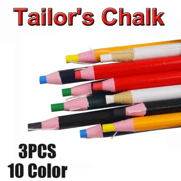 Colorful Sewing Tailor's Chalk Pencils Cut free Chalk Fabric