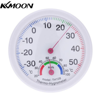 KKmoon -35 ~ 55 °C Mini Indoor Analog ตัววัดอุณหภูมิความชื้นเครื่องวัดอุณหภูมิเครื่องวัดความชื้น