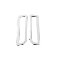 ✤ Car A-Pillar Air Vent Outlet Decoration Cover Frame Trim for Ford Bronco 2021 2022 Interior AccessoriesABS Silver