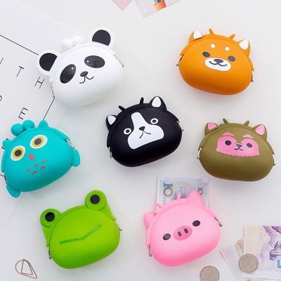 New Girls Mini cartoon Silicone Coin Purse Animals Small Change Wallet Purse Women Key Wallet Coin Bag For Children Kids Gifts