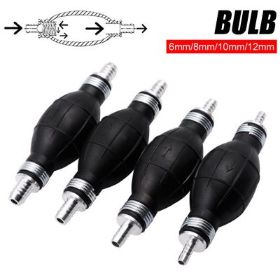 6mm/8mm/10mm/12mm Hand Fuel Pump Line Rubber Aluminum Hand Primer Bulb diesel oil transfer petrol for Car Boat Marine Outboard