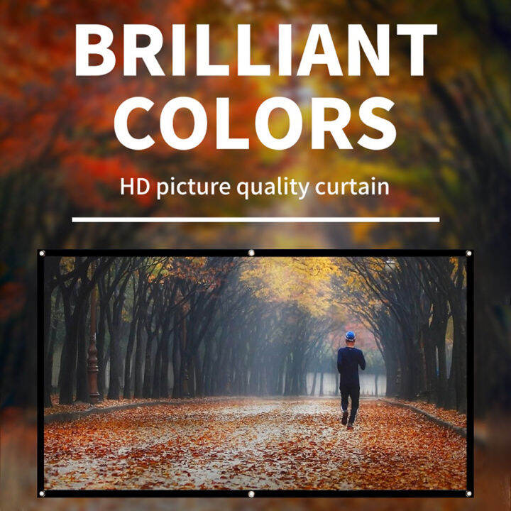 16-9-simple-projector-curtain-60-72-84-100-120-150นิ้ว-hd-display-screen