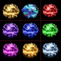 10M 20M 50M Holiday Light String IP65 220V Garland LED String Lights For Christmas Festival Party Fairy LED Lights Decoration