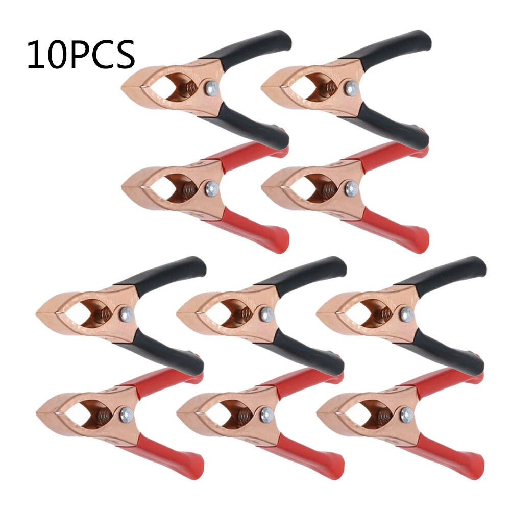 10pcs 30A Car Alligator Clips Crocodile Clip Aligator Clips 70mm High Quality 